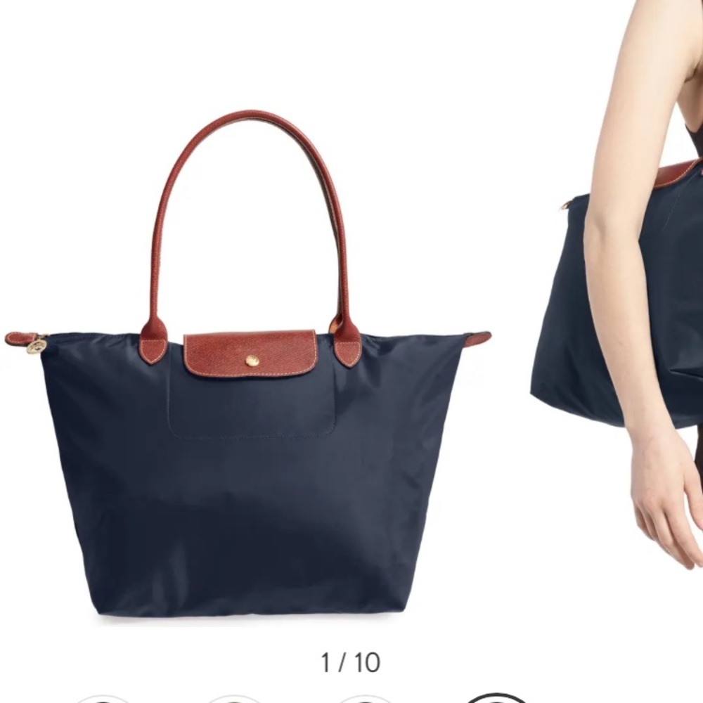 Brand New Navy Longchamp LePliage  Shoulder bag!